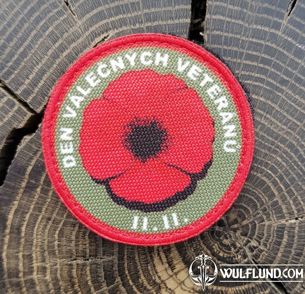 Veteran's Day Poppy, Velcro Patch military patches CLOTHING - Military, Law  Enforcement and Outdoor, Torrin 