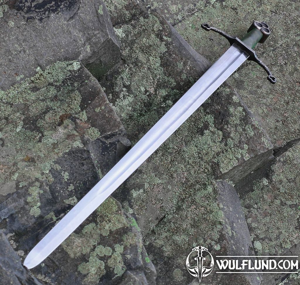 Claíomh Solais - Schwert des Lichts, irische Kleeblatt-Schwert Mittelalt  Schwerter Schwerter, Waffen - wulflund.com