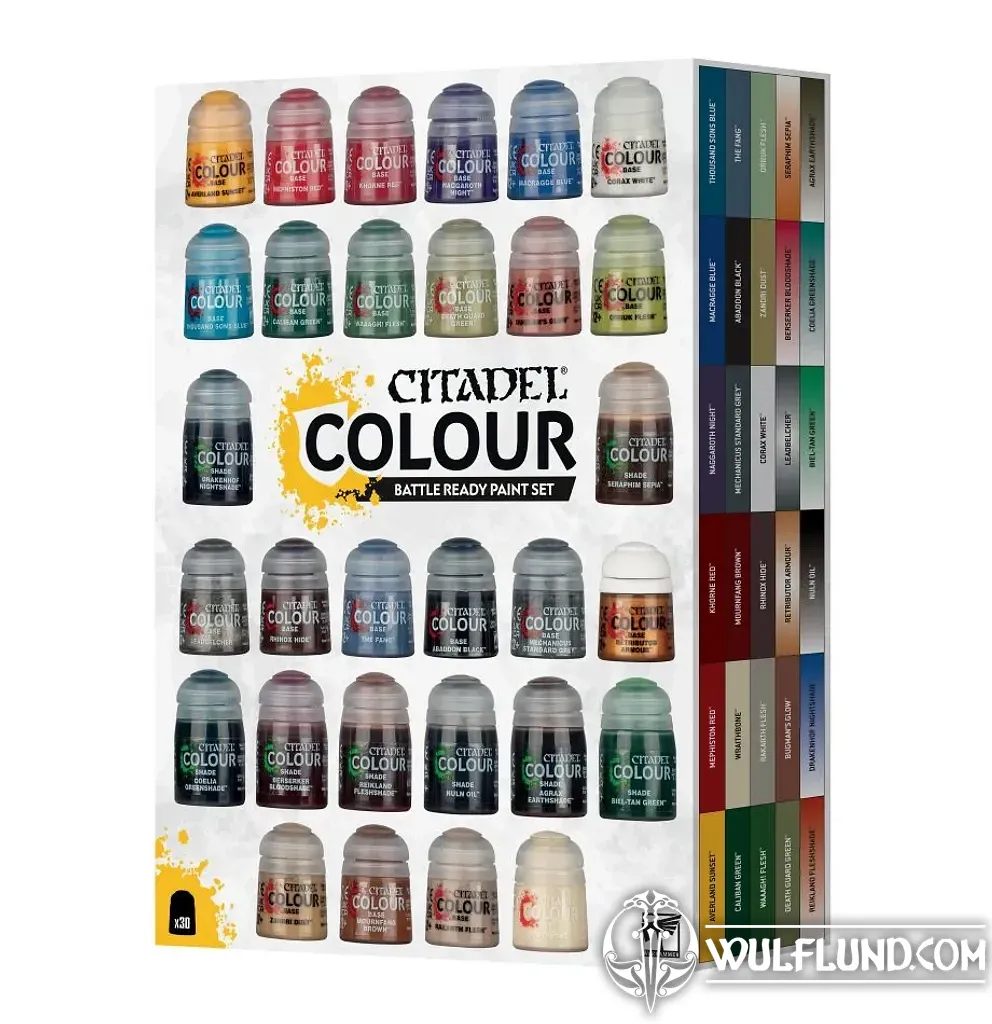 Citadel Colour Battle Ready Paint Set Warhammer 40K Produits Sous 