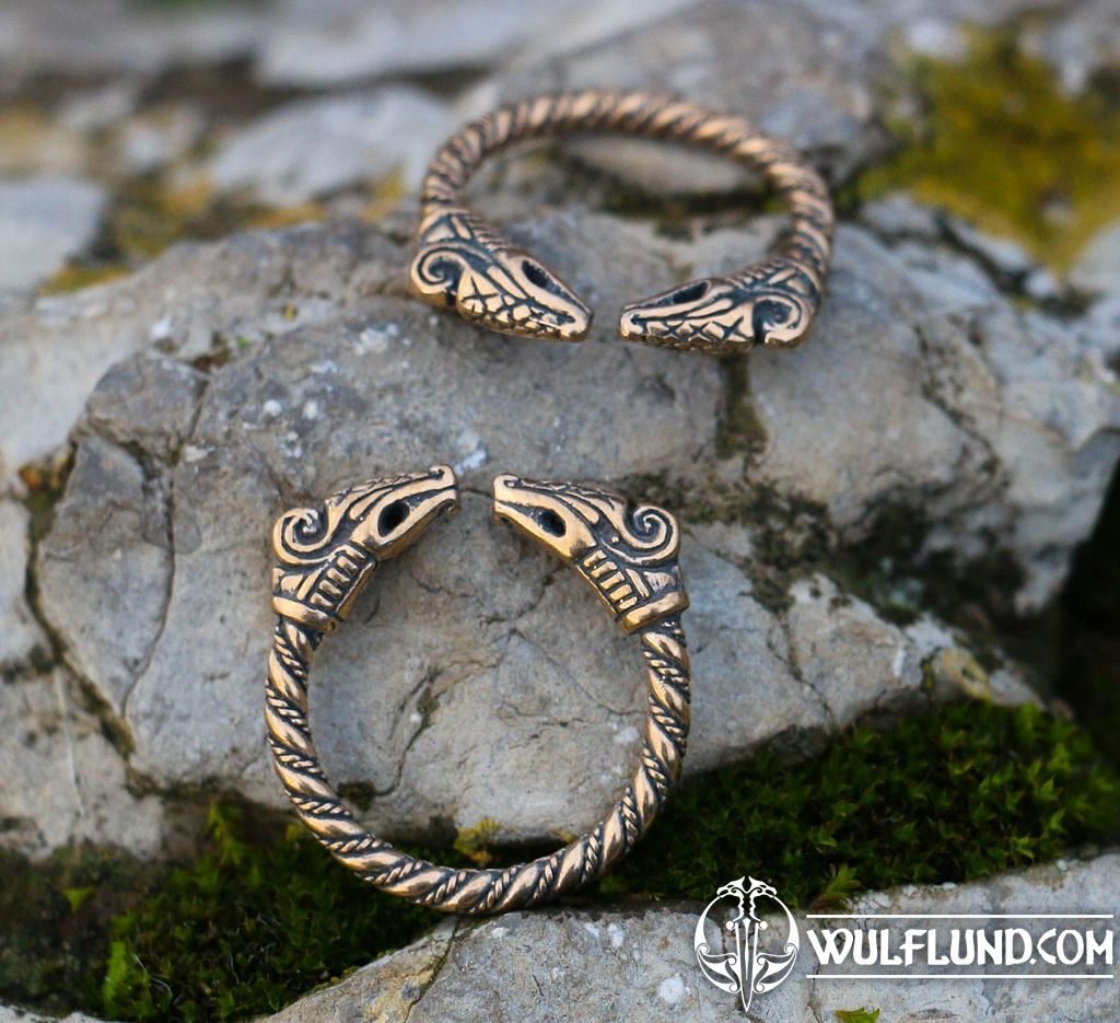 DREKI, bronze viking ring - wulflund.com