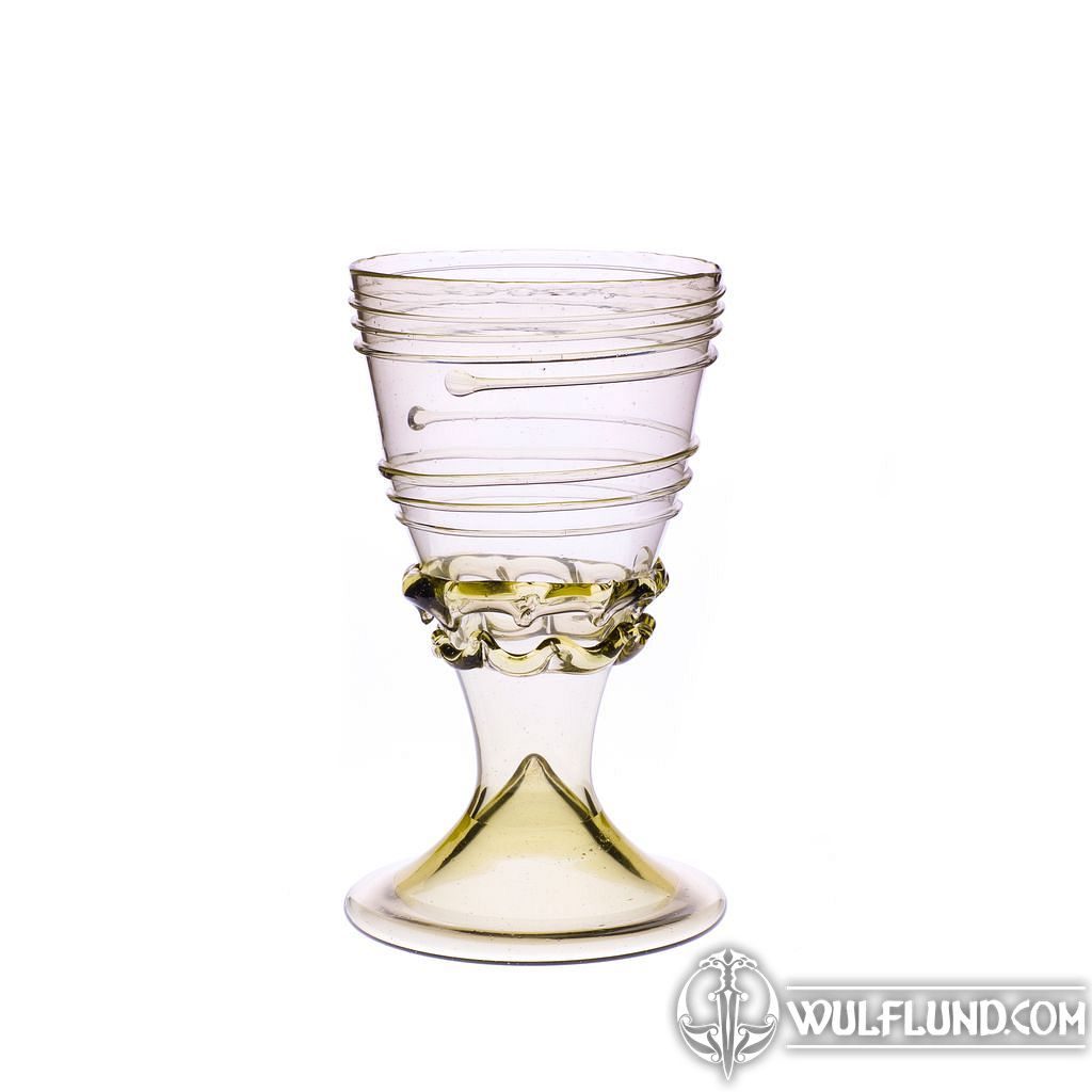 Medieval Wine Glass, 14th century, France historical glass Ceramics, Glass  - wulflund.com