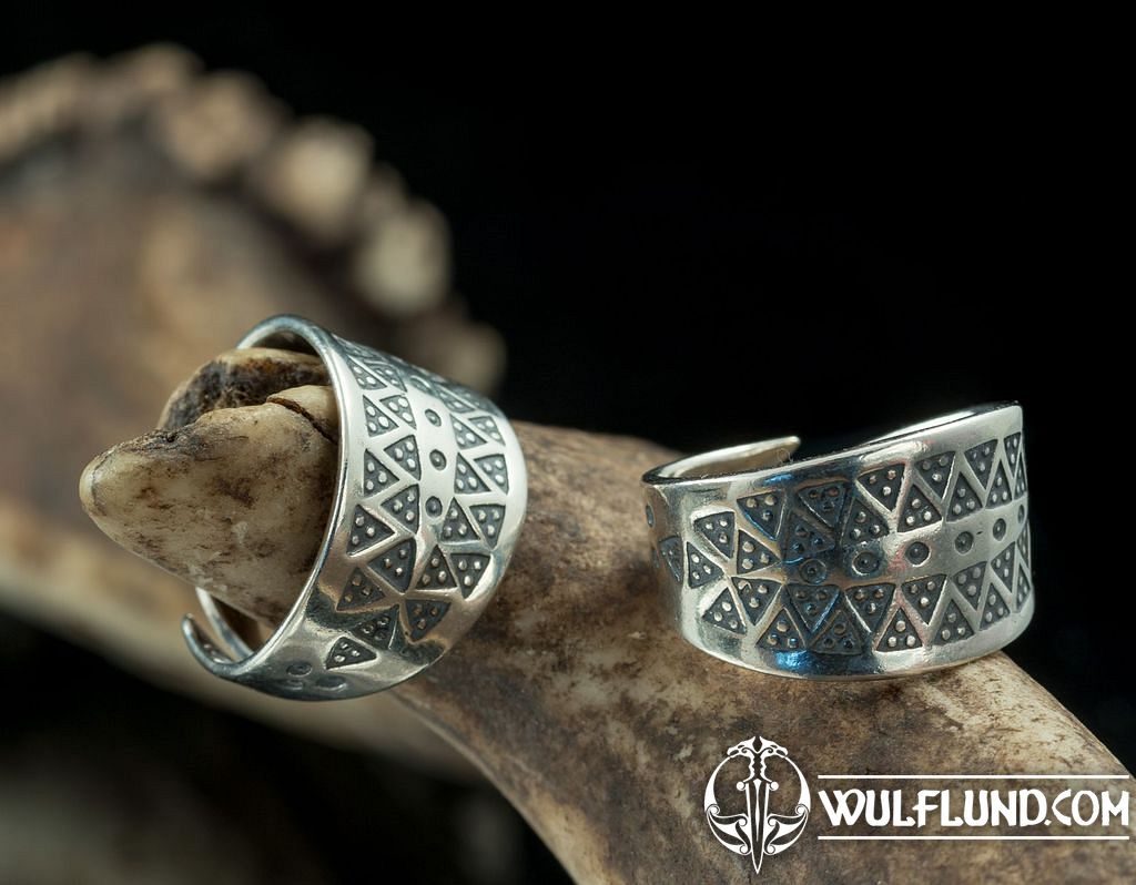 Falkor, Anneau viking, argent anneaux - bijoux, argent bijoux en argent,  Bijouterie - wulflund.com