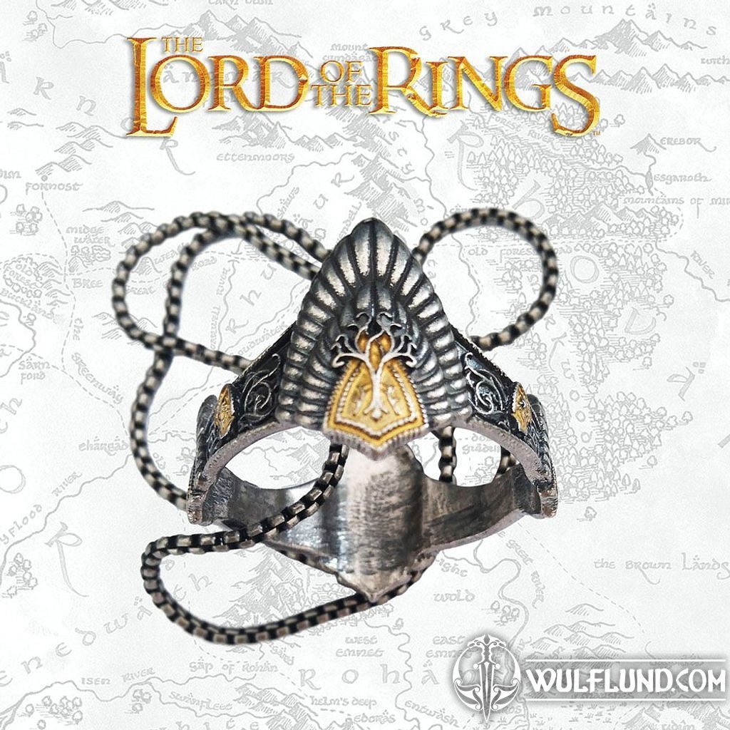 Lord of the Rings Necklace Crown of Elessar Limited Edition LORD OF THE RING  Licensed Merch - films, games - wulflund.com