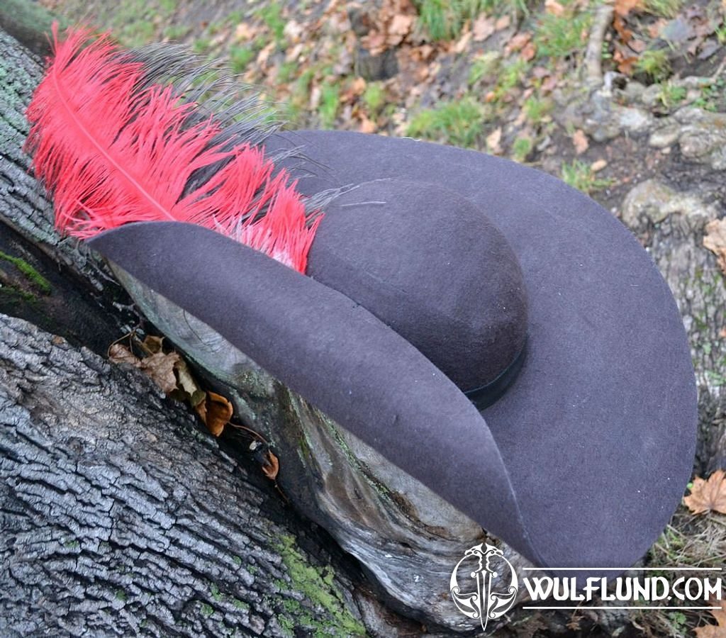 chapeau de mousquetaire pokrývky hlavy costumes masculins, Costumes,  chaussures - wulflund.com