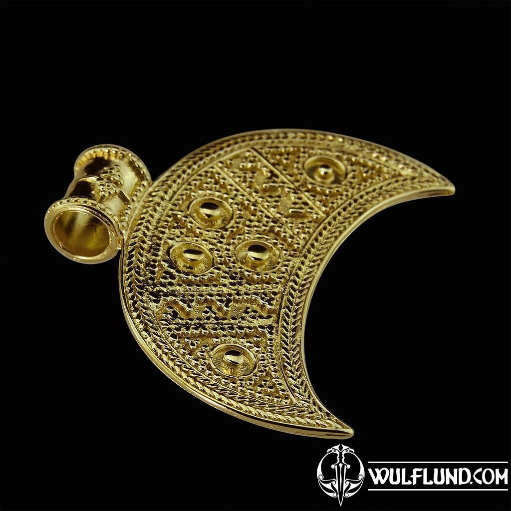 LUNULA, Great Moravian Empire, 9th century, replica, 14K gold Schmuck aus  Gold Schmuckstücke - wulflund.com