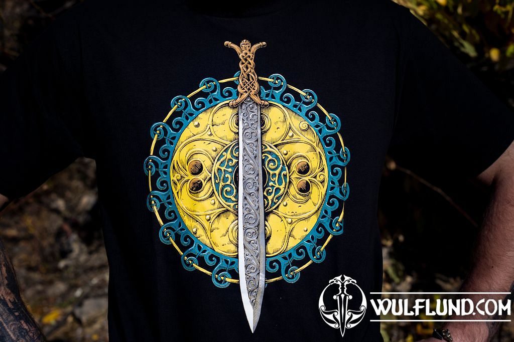 Claíomh Solais - Sword of Light, men's T-shirt - Irish Naav Pagan T-Shirts  Naav fashion T-shirts, Boots - wulflund.com