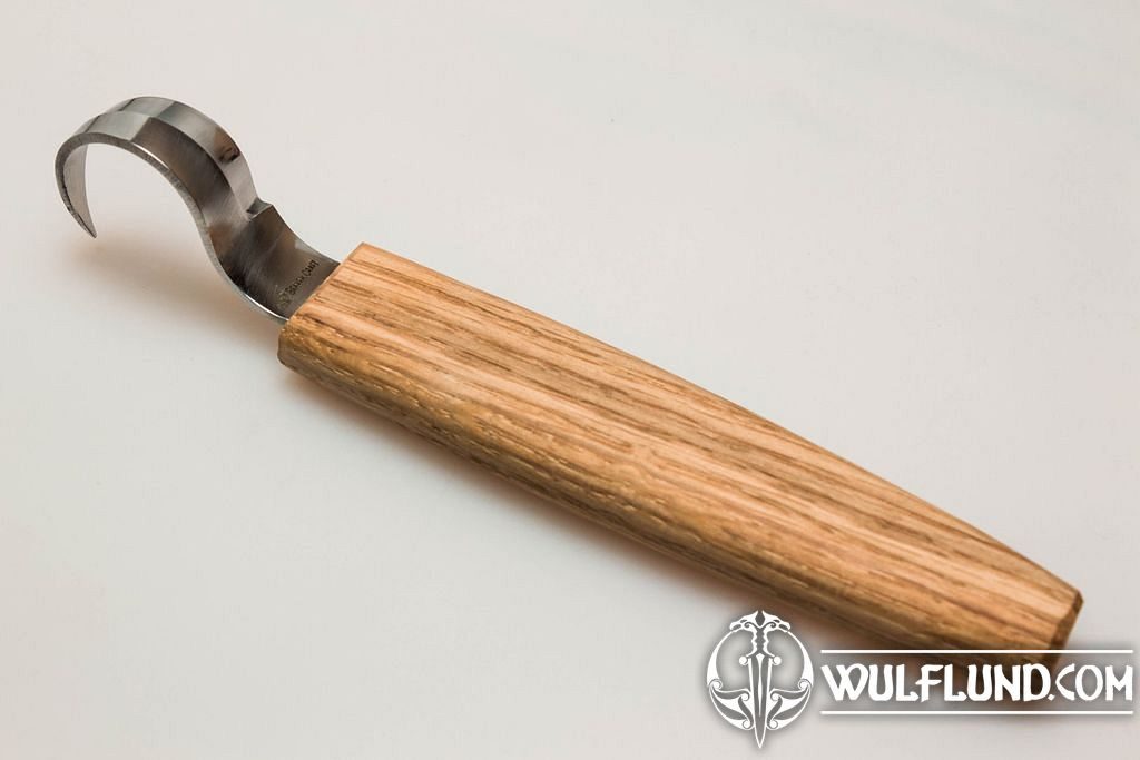 Spoon Carving Knife 25mm SK1oak Handle forged carving chisels Bushcraft,  Living History, Crafts 
