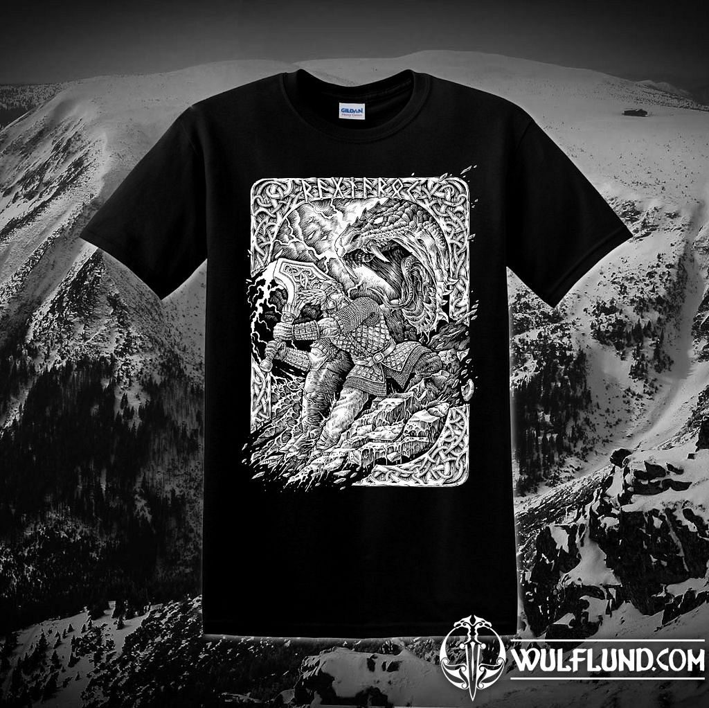 RAGNARÖK, Viking T-Shirt Naav Pagan T-Shirts Naav fashion T-shirts, Boots -  wulflund.com