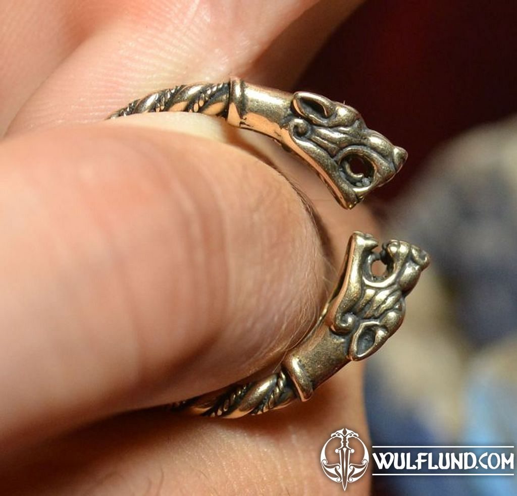 FENRIR, bronze viking ring Naav viking pendants amulets and talismans,  Jewellery - wulflund.com