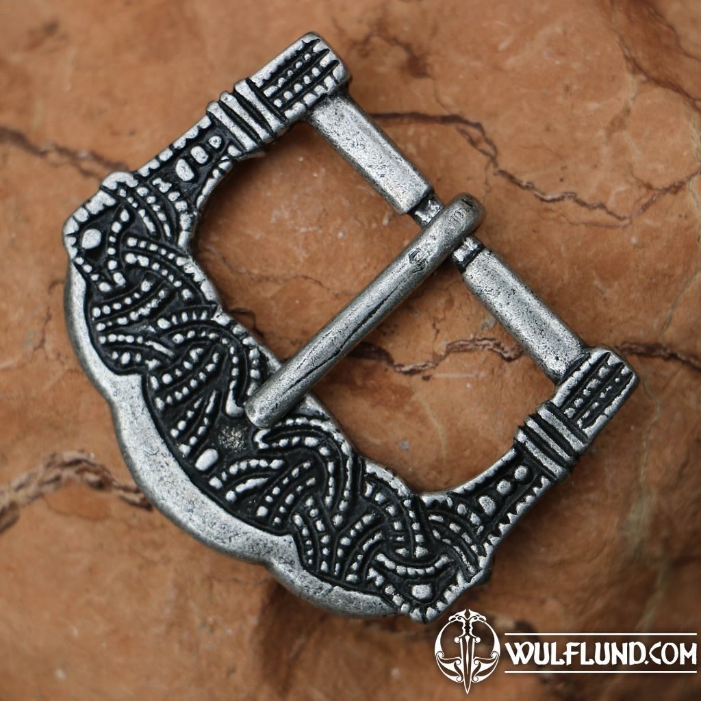 Boucle de Viking, Gokstad, Norvège, zinc, réplique Boucles de ceinture et  rivets décoratifs Cuir : produits et outils - wulflund.com