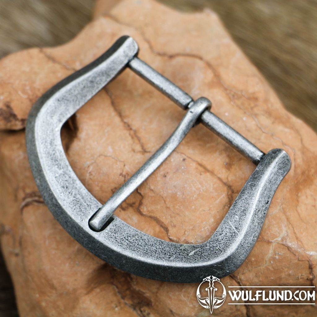 MEDIEVAL BELT BUCKLE 45mm, zinc belt accessories Leather Products -  wulflund.com