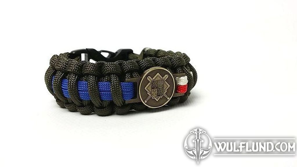 PARACORD bracelet - Czech Army support paracord - survival bracelets  Survival, Torrin - wulflund.com