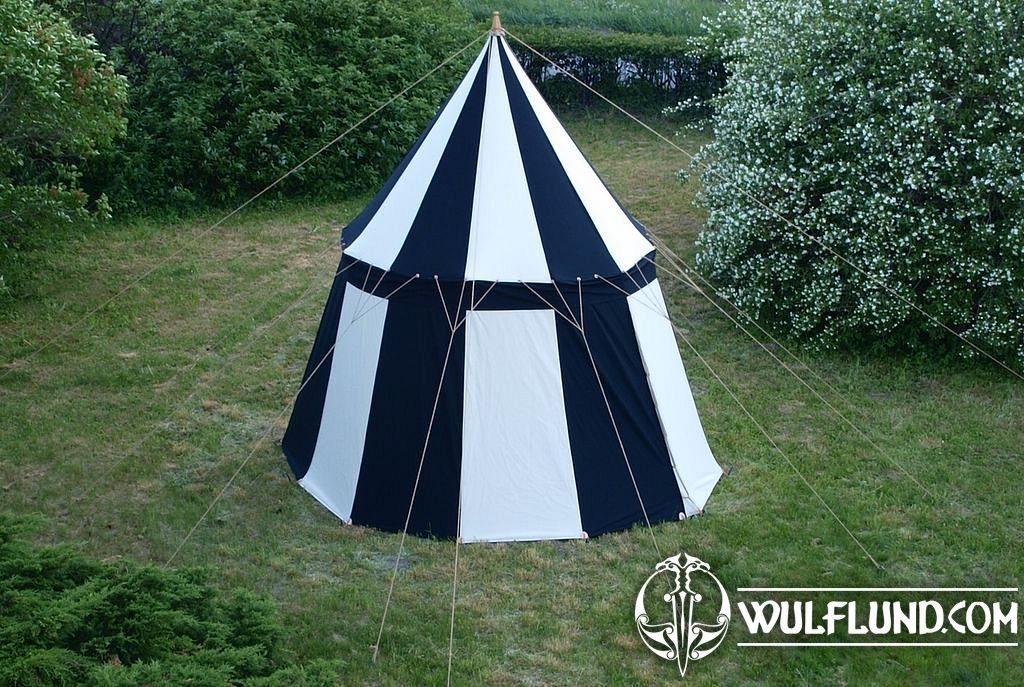 Tente médiévale - coton - 4m, Parapluie - wulflund.com