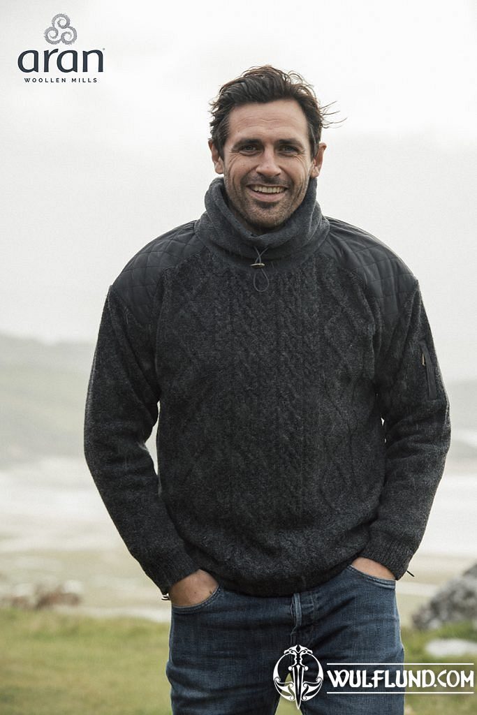 Aran Men's Country Life Cowl Neck Sweater woolen sweaters and vests Woolen  products, Ireland - wulflund.com