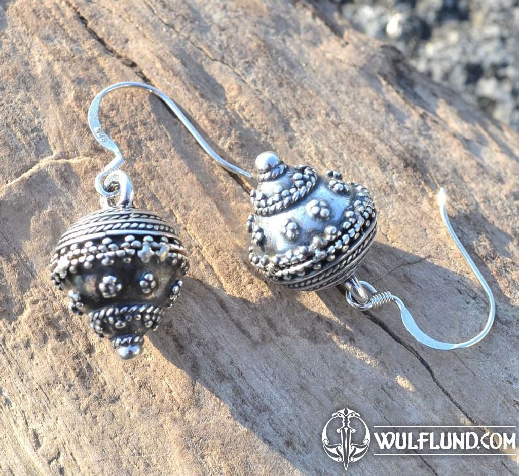 SLAVIC GOMBS, silver earrings, Ag 925 - wulflund.com