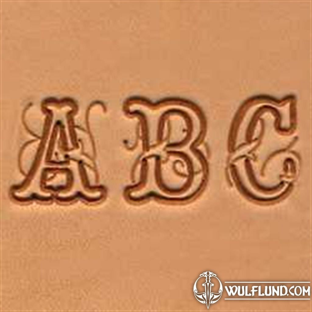 ALPHABET SET A to Z leather stamps Leather Products 