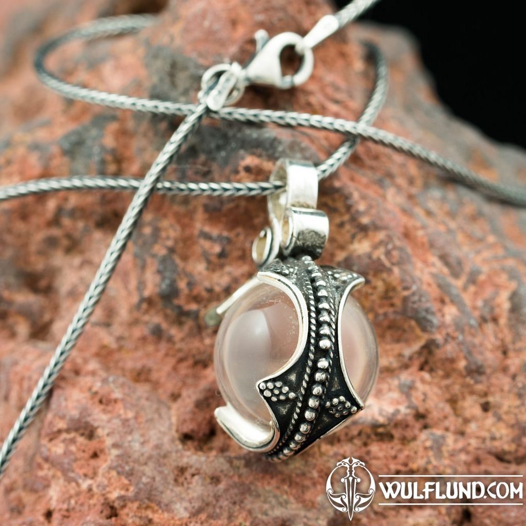 Viking Crystal Ball Pendant, Gotland, silver pendants - historical jewelry  silver jewels, Jewellery - wulflund.com