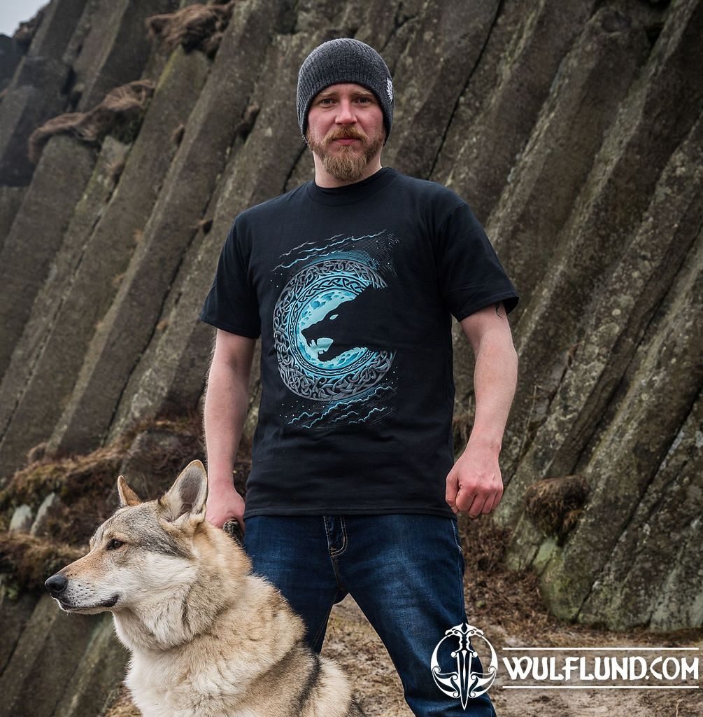 FENRIR, VIKING WOLF, T-shirt Naav Pagan T-Shirts Naav fashion T