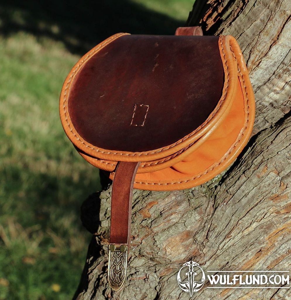 GOKSTAD, Viking Leather Bag - Pouch bags, sporrans Leather Products -  wulflund.com