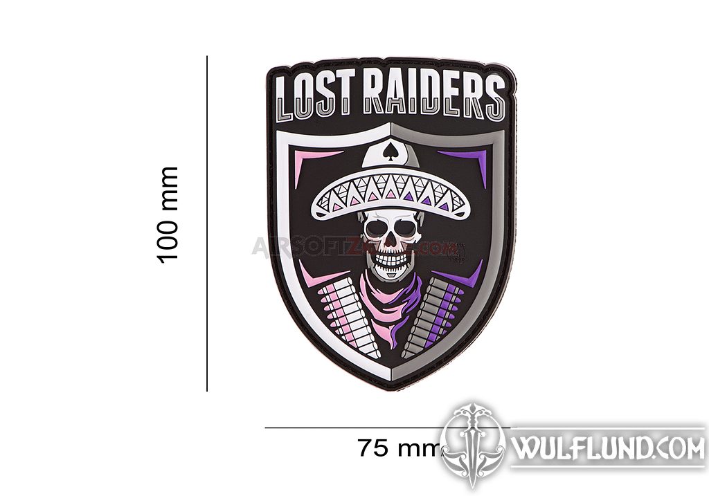 Lost Raiders PVC Patch military patches CLOTHING - Military, Law  Enforcement and Outdoor, Torrin 