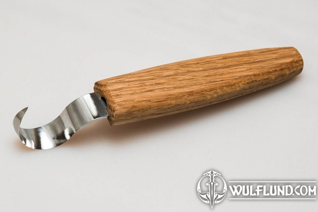 Spoon Carving Knife 25mm SK1oak Handle forged carving chisels Bushcraft,  Living History, Crafts - wulflund.com