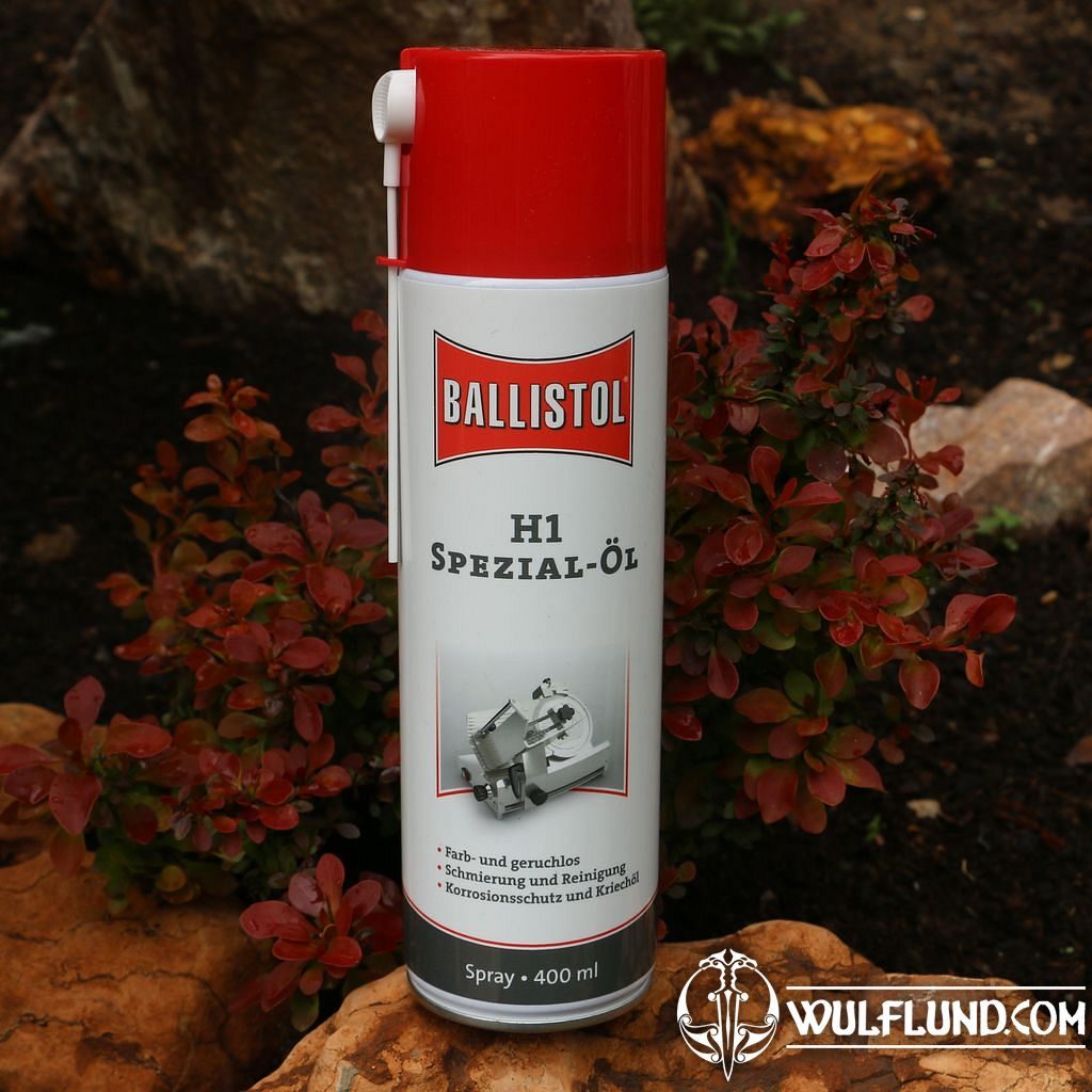 Ballistol H1 spray for food industry, 400 ml sword accessories, scabbards  swords, Weapons - Swords, Axes, Knives - wulflund.com