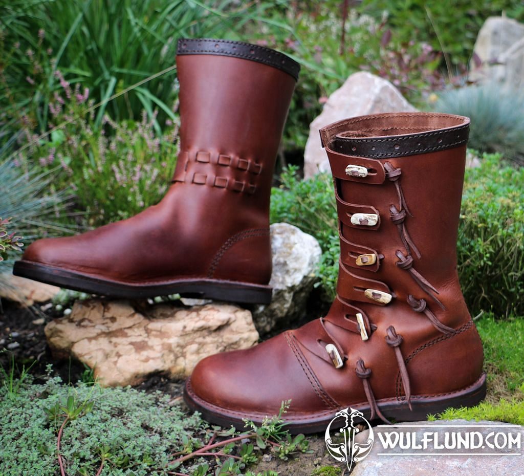 JARL, Wikingerschuhe Wikingerschuhe Schuhe und Stiefel, Schuhe, Kleidung -  wulflund.com