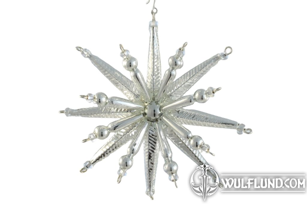 ICE STAR of Bohemian Mountains, Yule Decoration vánoční ozdoby Yule  decorations, Glass Beads - wulflund.com
