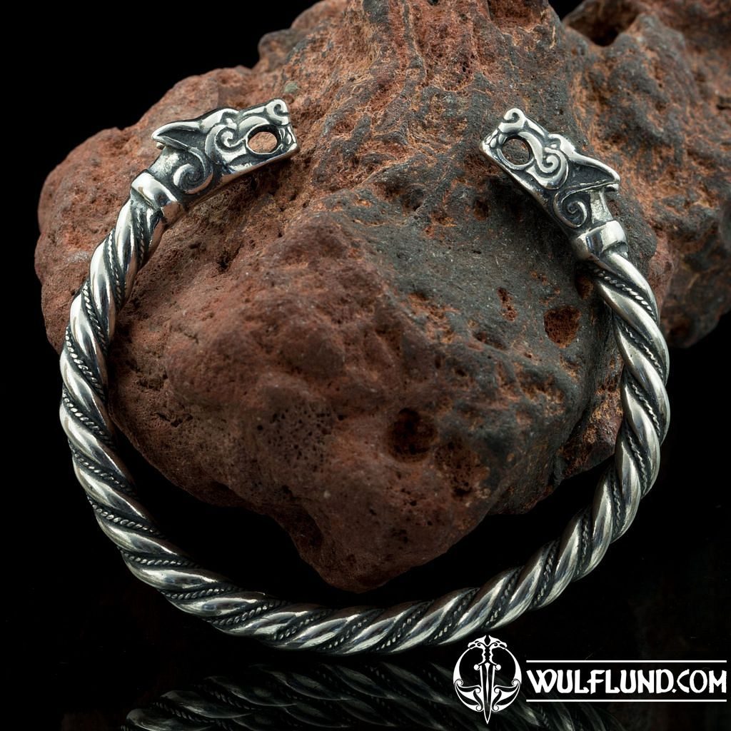 FENRIR, Viking Wolf, Iceland, bracelet, silver - wulflund.com