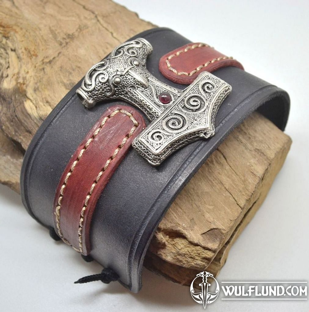 Viking Leather Bracelets - wulflund.com