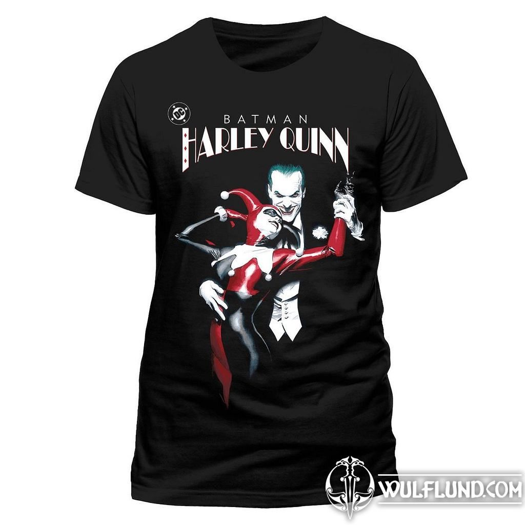 The Joker & Harley Quinn Dancing, black unisex T-shirt Batman Licensed  Merch - films, games - wulflund.com