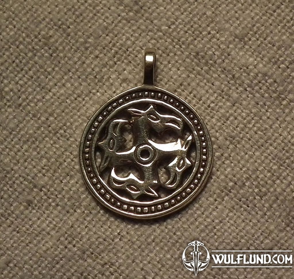 SLAVIC ANIMAL SHAPED SWASTIKA, bronze pendant Anhänger, Halsketten Bronze -  Schmuck, Schmuckstücke - wulflund.com