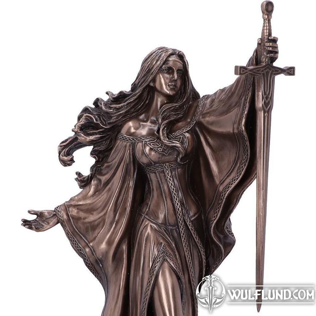 Lady of the Lake Figurine 24cm figures, lamps, cups Pagan decorations -  wulflund.com