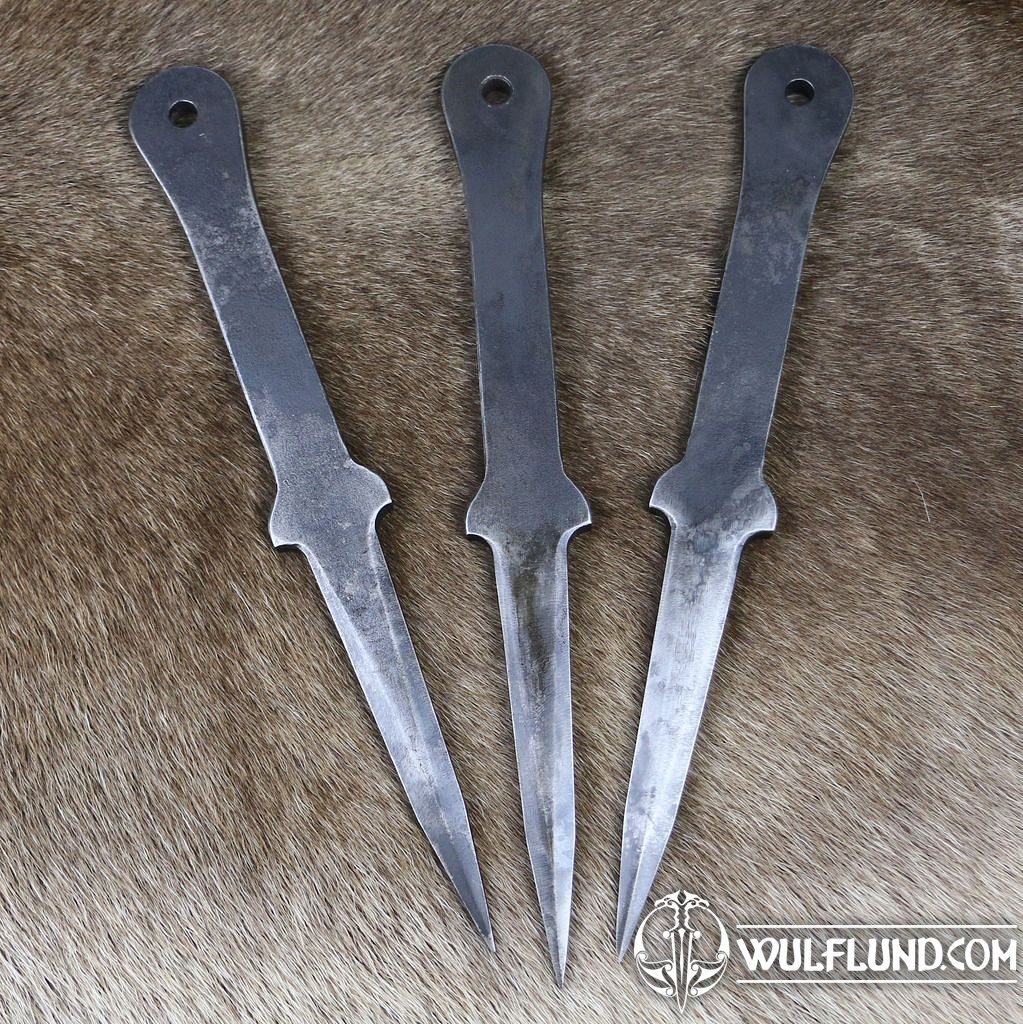 GLADIATOR Throwing Knives Black 8mm Set of 3 Arma Epona Sharp Blades - throwing  knives Weapons - Swords, Axes, Knives - wulflund.com