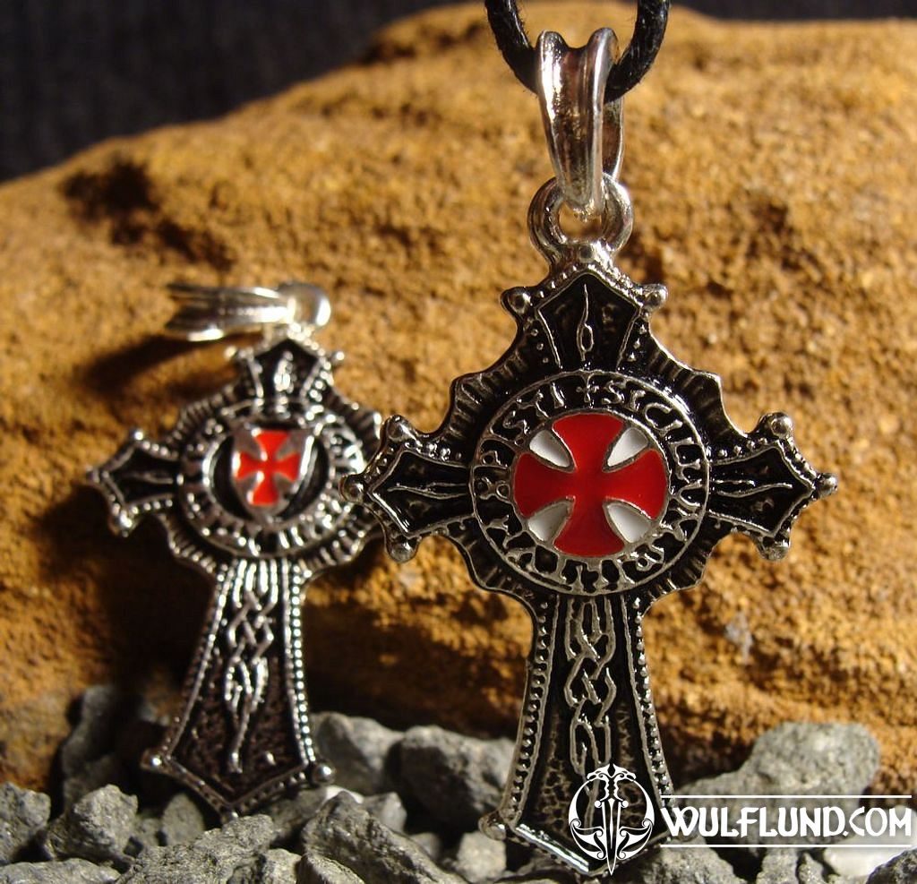 Necklace Knights Templar Cross Necklace Knights Templar 133- Helia Beer Co