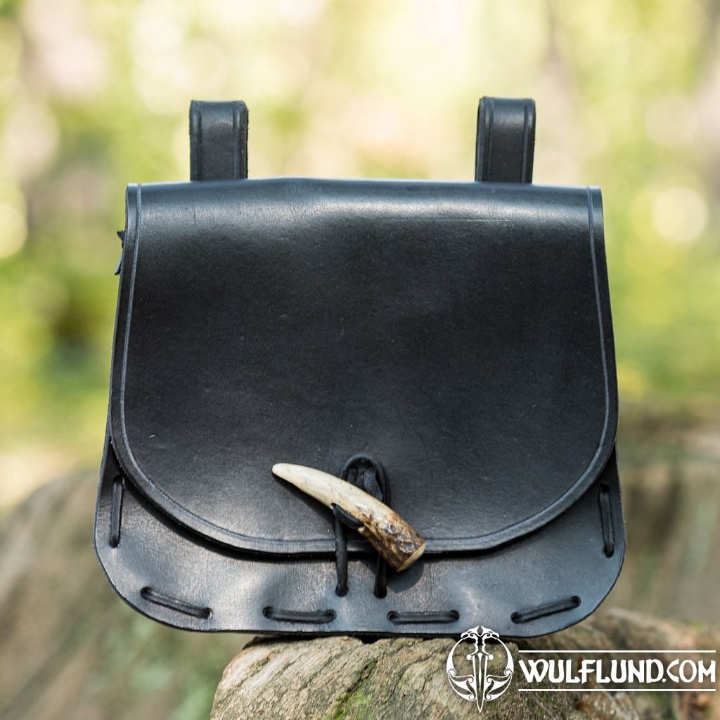 black leather saddle bag handbag — MUSEUM OUTLETS