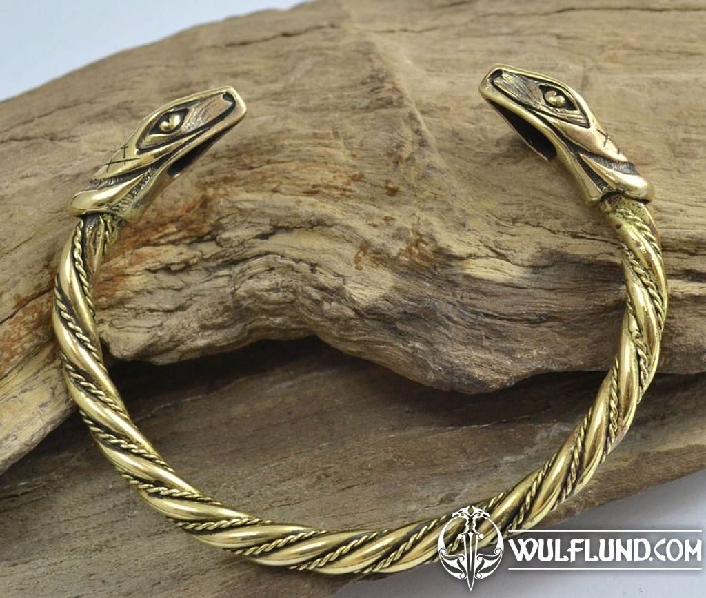 SNAKE, brass bracelet Naav Viking, slaves, bracelets celtiques - Bronze  Bronze - Bijoux, Bijouterie - wulflund.com