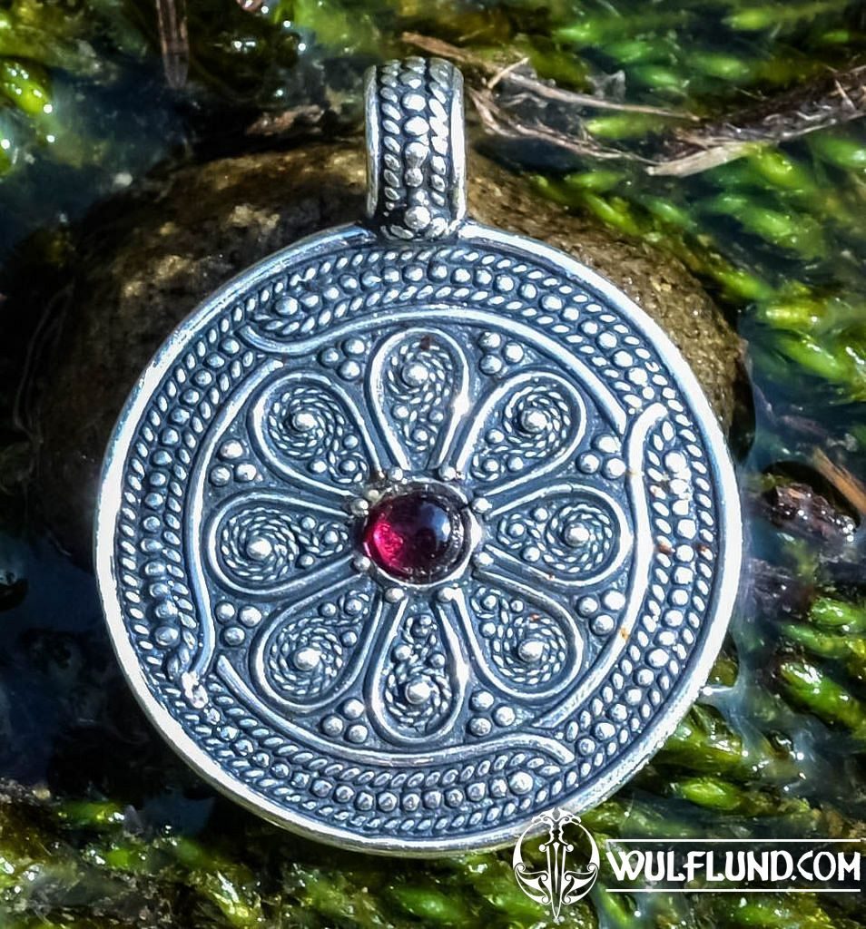 Goddess VESNA, Slavic silver pendant - wulflund.com
