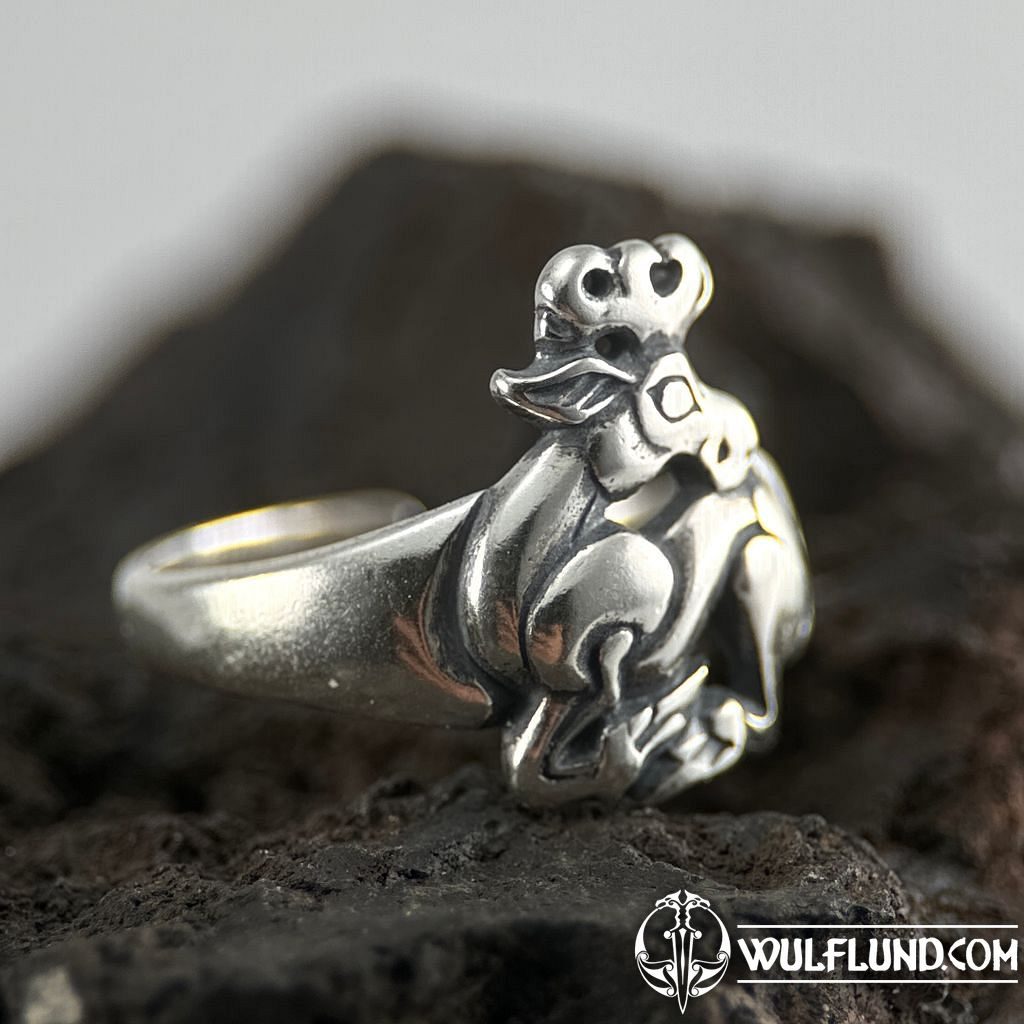 CERF SCYTHIEN bague reglable argent 925 1000 Drakkaria Bagues Bijoux en argent Nous faisons revivre l histoire