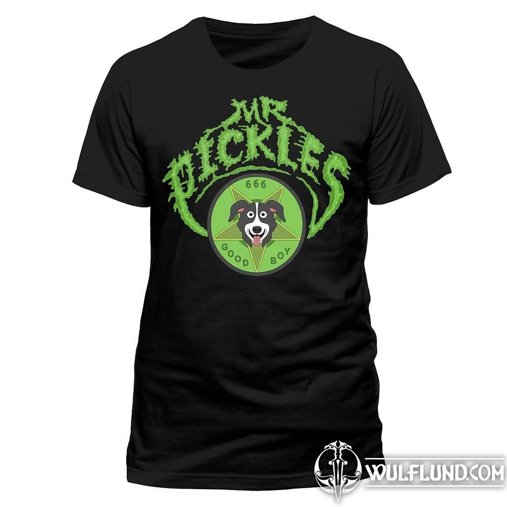 Mr Pickles - Logo, Unisex T-shirt - Black Mr Pickles Licensed Merch -  films, games 