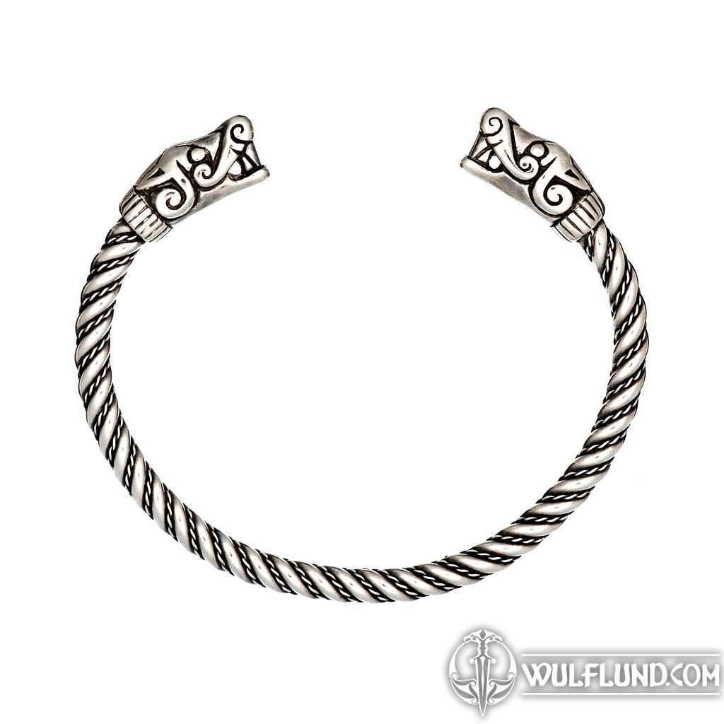 Sterling Silver and Black Onyx Torc Style Bracelet