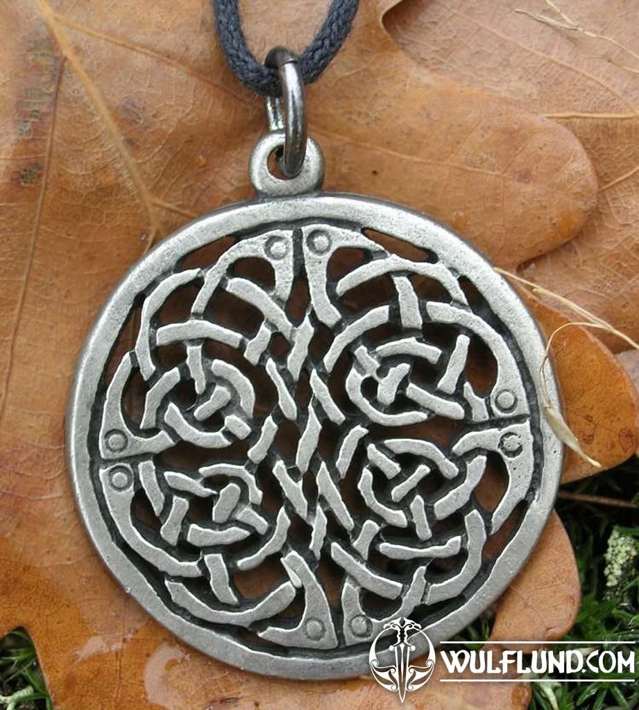 Keltischer Knoten Messing Kupfer Amulett Schmuck Talisman 25 mm Verbundenheit