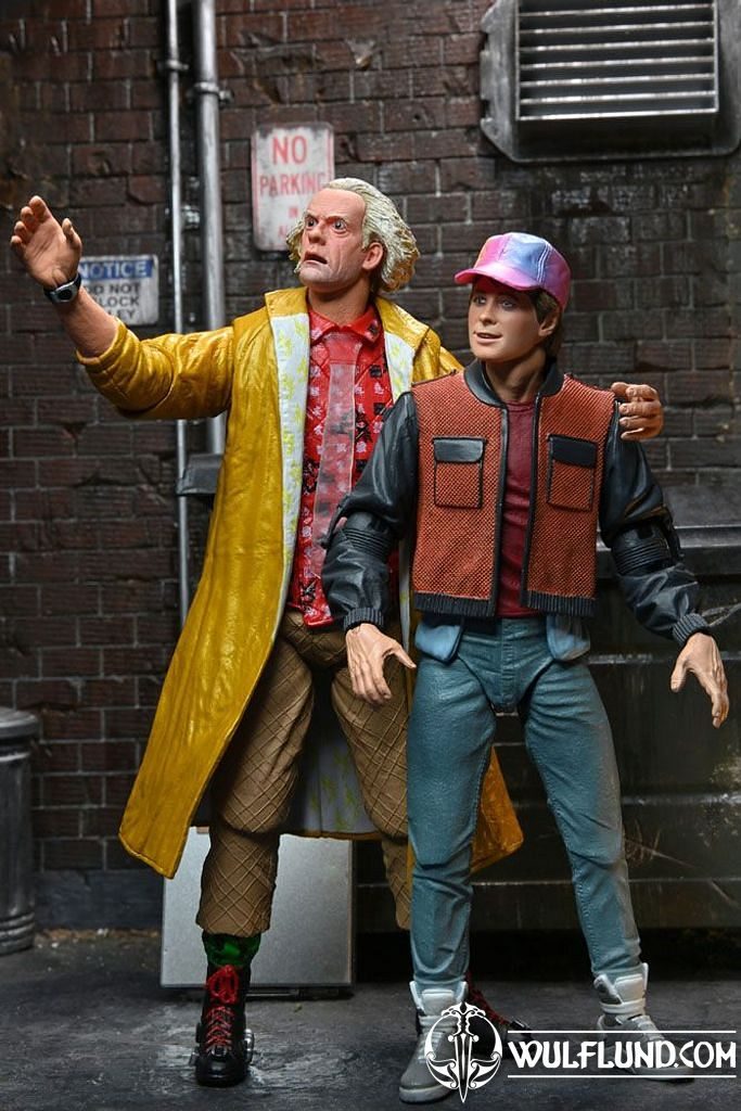 Back to the Future 2 Action Figure Doc Brown 18 cm Back to the Future  Licensed Merch - films, games - wulflund.com
