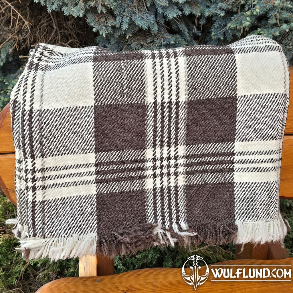 RODOPA traditional wool blanket from the Balkans natural Woolen blankets Woolen products Fashion Wulflund