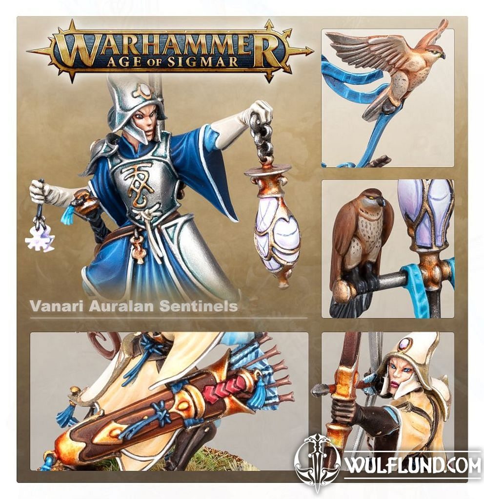 Warhammer Age of Sigmar Vanari Auralan Sentinels Warhammer 40K Licensed  Merch - films, games - wulflund.com
