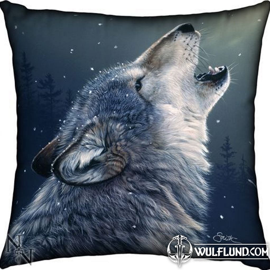 heulender Wolf, Kissen mugs, goblets, scarves interior decorations -  wulflund.com