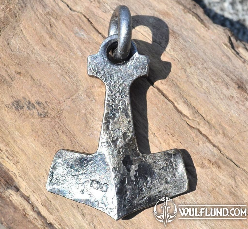 BIFRÖST, hand forged Thor's hammer, pendant viking pendants amulets and  talismans, Jewellery - wulflund.com