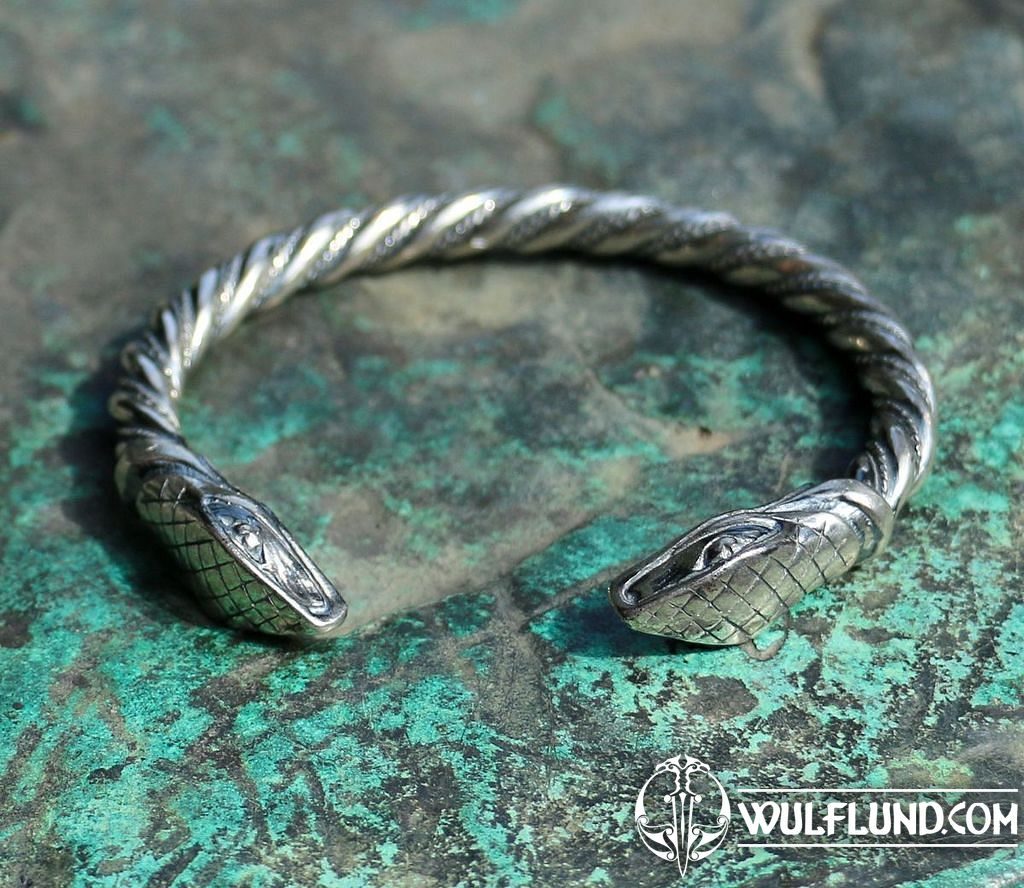 JÖRMUNGANDR, Midgard Serpent bracelet - wulflund.com