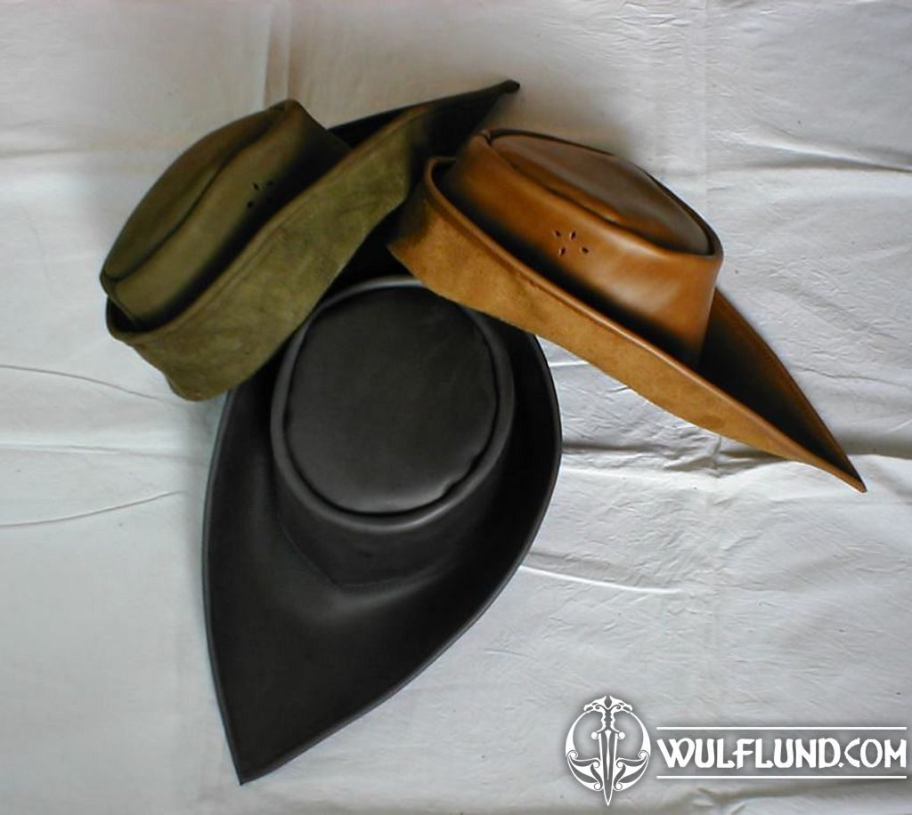 MEDIEVAL LEATHER HAT hats for men costumes for men, Shoes, Costumes -  wulflund.com