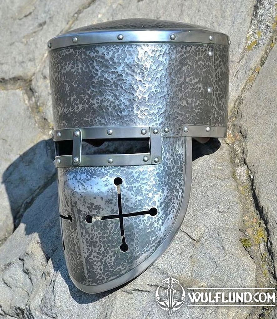 Medieval Crusader helmet, 13th century - wulflund.com